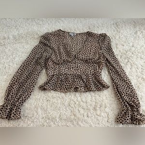 Leopard Print Blouse